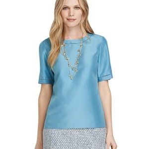 Brooks Brothers Shortsleeve Silk Blouse